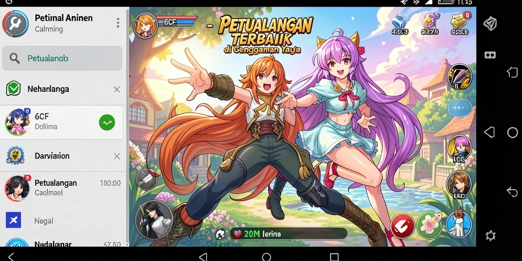 Tampilkan momen epik dalam gameplay <strong>6CF</strong> yang penuh aksi dan karakter unik.