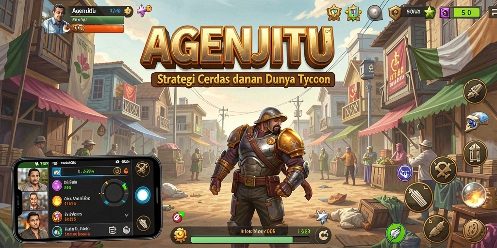 Tampilan gameplay AGENJITU yang menarik dan interaktif.
