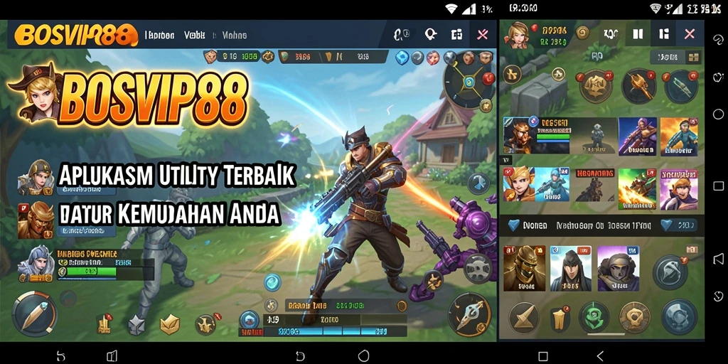 Tampilan antarmuka BOSVIP88 yang sederhana dan modern.