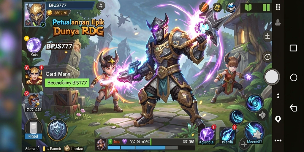 Tangkapan layar dari gameplay RPG BPJS777 yang menegangkan.