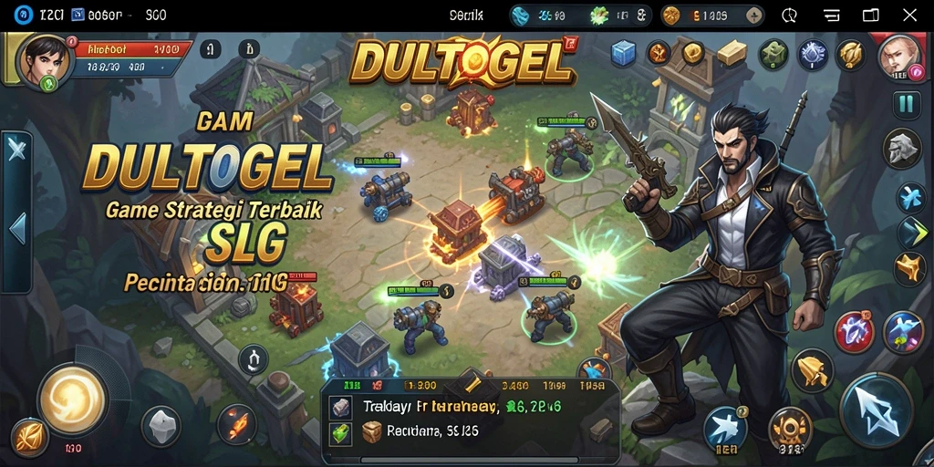 Tampilan gameplay DULTOGEL yang penuh strategi dan tantangan.