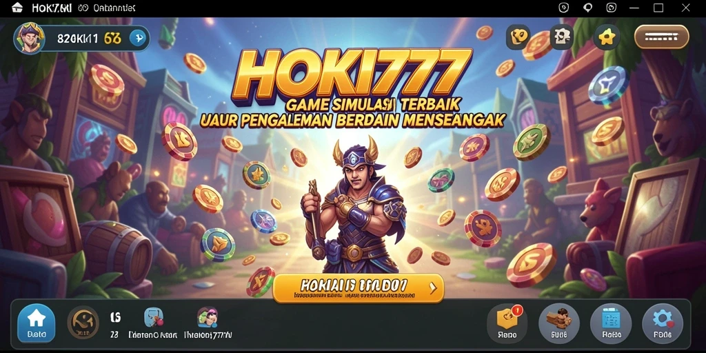 Screenshot gameplay HOKI777 yang menampilkan pengalaman simulasi yang mendalam.