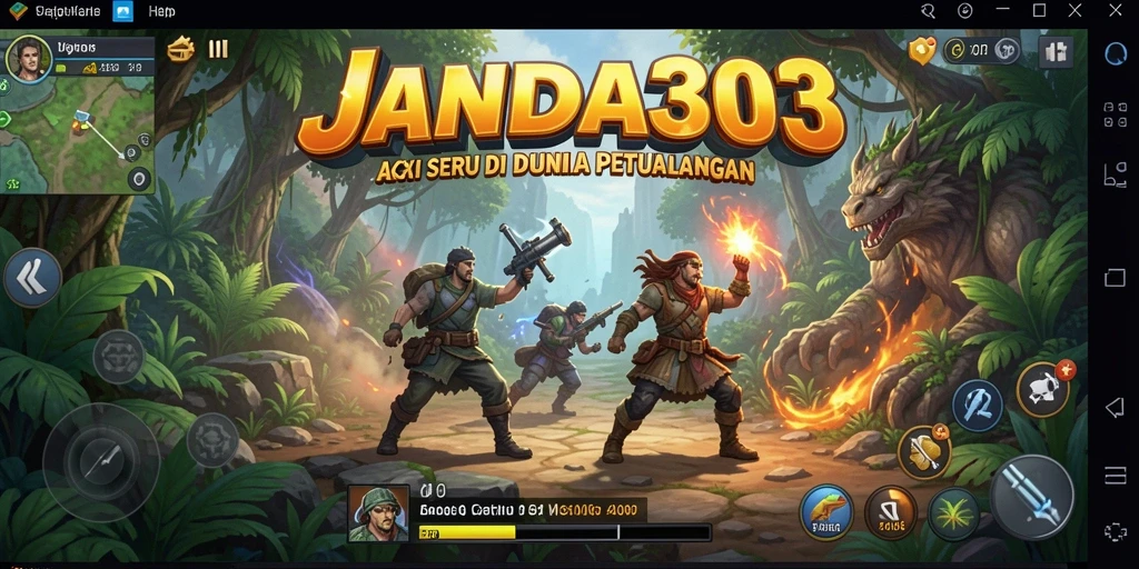 Tangkapan layar aksi mendebarkan dari JANDA303 dengan pertarungan seru.