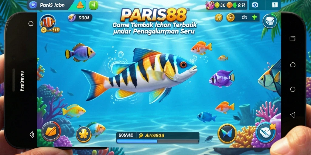 Gameplay seru dalam PARIS88 dengan banyak ikan untuk ditangkap.