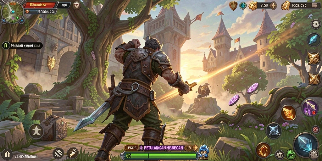 Tampilan seru gameplay ARPG di PK95.