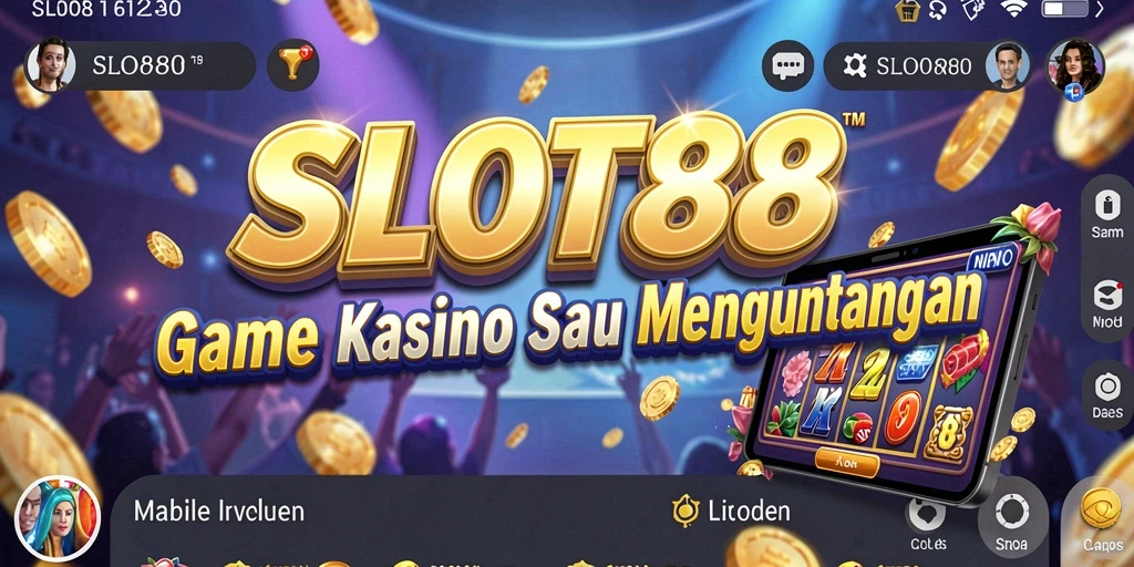 Tampilan menarik dari game Kasino SLOT88 yang seru.