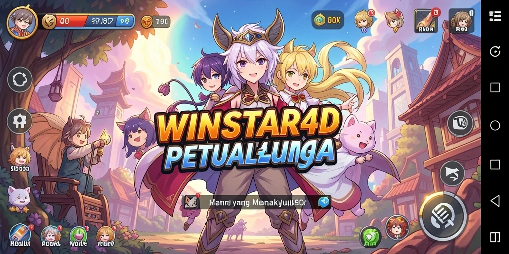 Screenshot gameplay menunjukkan aksi seru di dunia Anime.