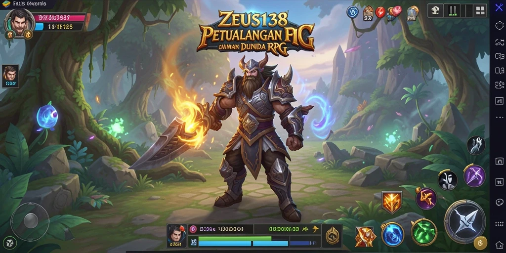 Tampilan gameplay seru dalam <strong>ZEUS138</strong> dengan aksi pertempuran yang mendebarkan.